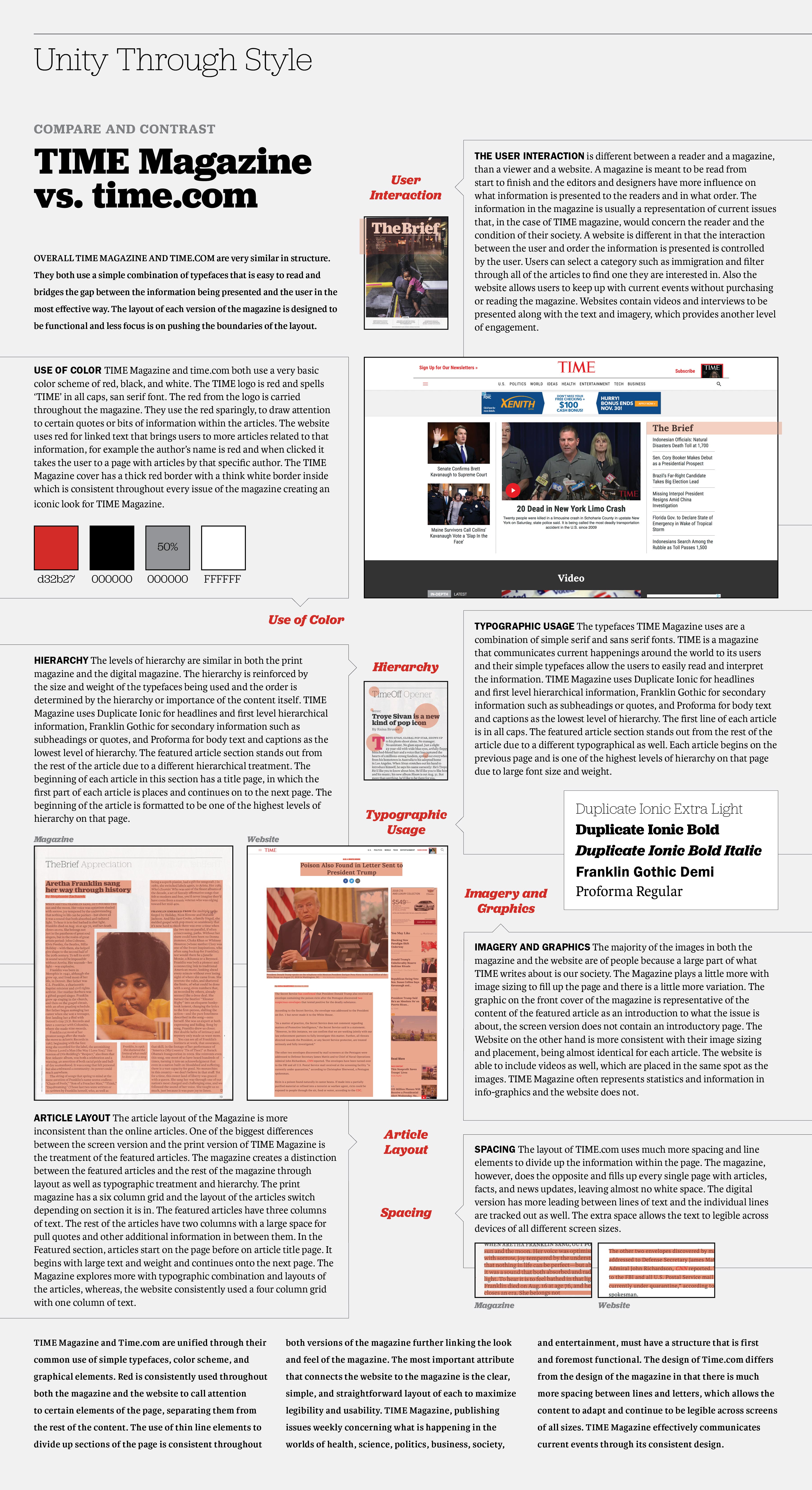 Unity Through Style Broadsheet