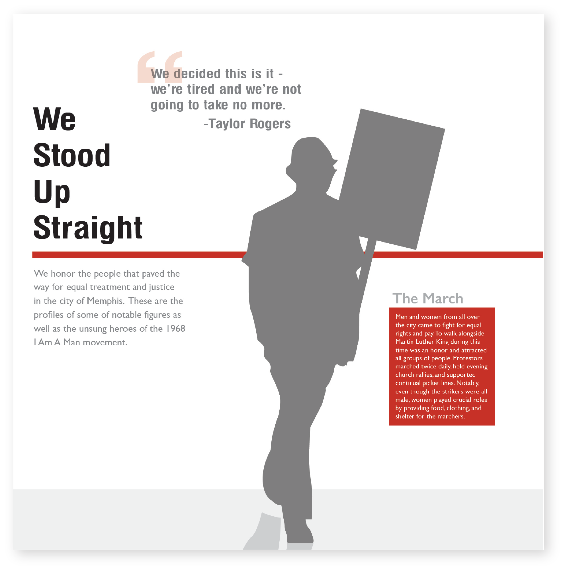 Temporary Exhibit Historical Account Wall